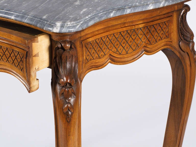Louis XV Style Console with Marble Top 2