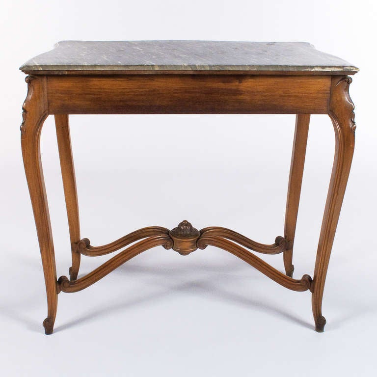 Louis XV Style Console with Marble Top 1