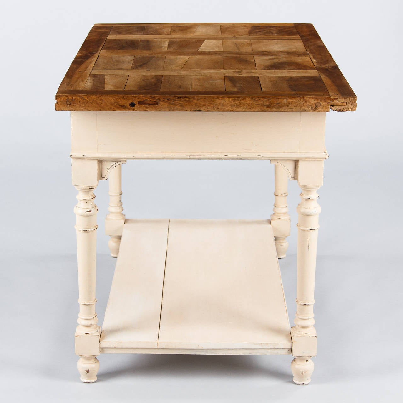 Wood French 1920s Painted Working Table