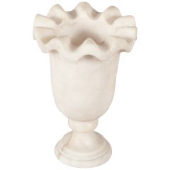 French Alabaster Torchere Lamp, 1920S