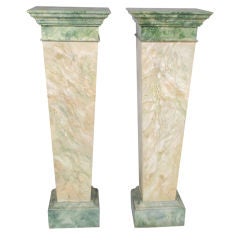 Vintage Pair of Mid-Century French Pedestals