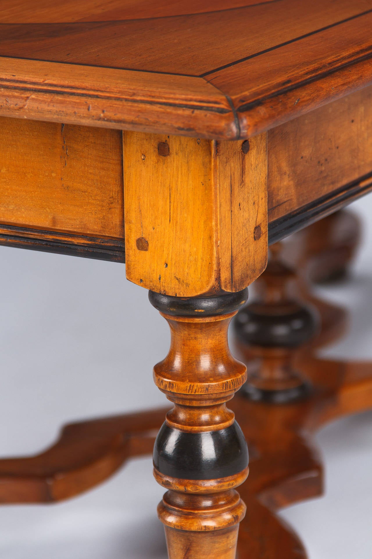 French Louis XIV Style Cherrywood Coffee Table, Early 1900s 5