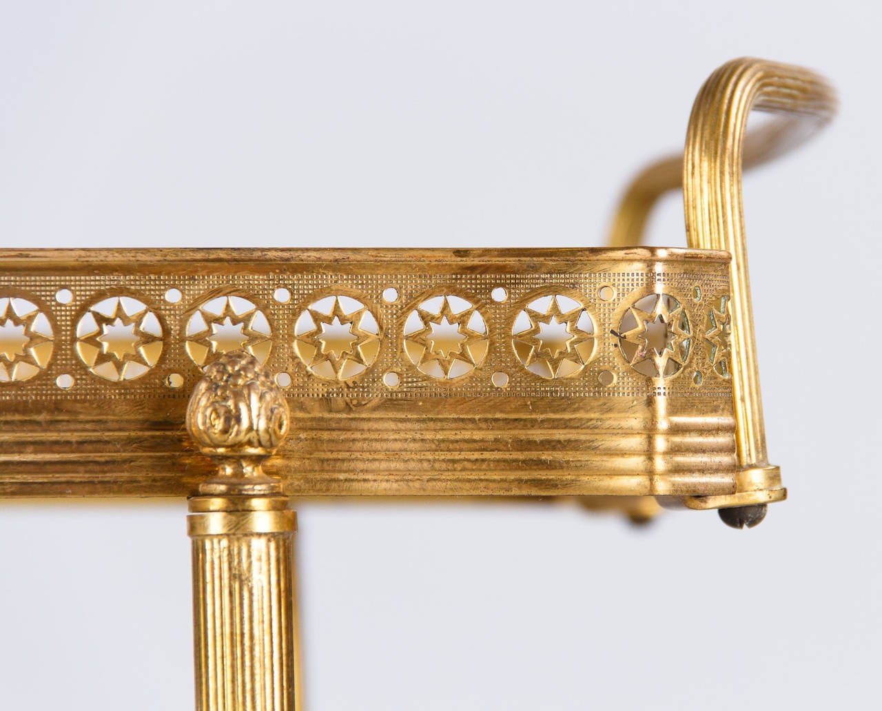 Mid-20th Century Midcentury French Brass Bar Cart