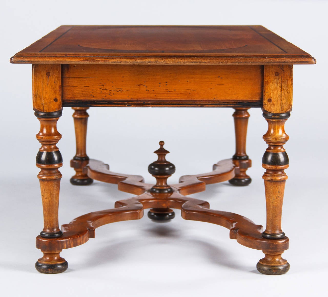 French Louis XIV Style Cherrywood Coffee Table, Early 1900s 3