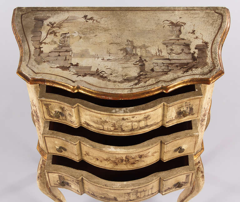Rococo Hand-Painted Venetian Chest
