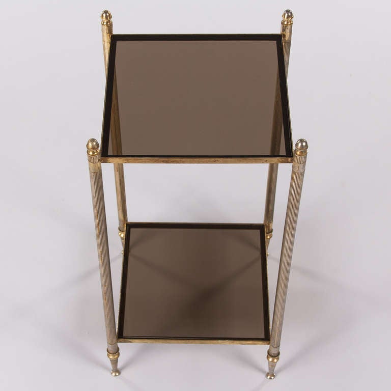 Mid-Century Modern Vintage Maison Bagues Brass Side Table