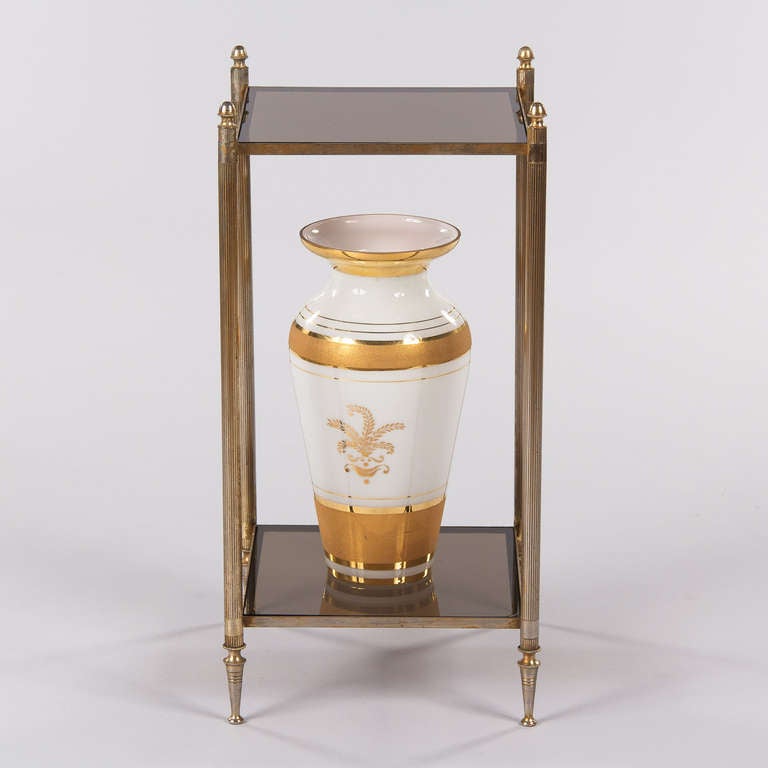 Mid-20th Century Vintage Maison Bagues Brass Side Table