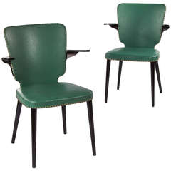 Pair of 1960's Horgen Glarus Armchairs