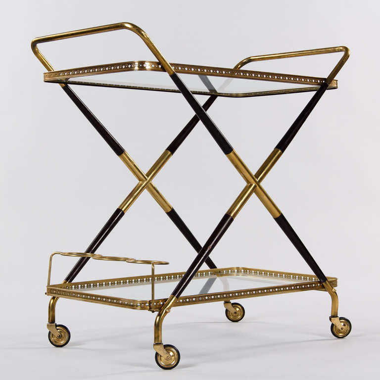 Mid-20th Century Mid-Century Bar Cart by Cesare Lacca