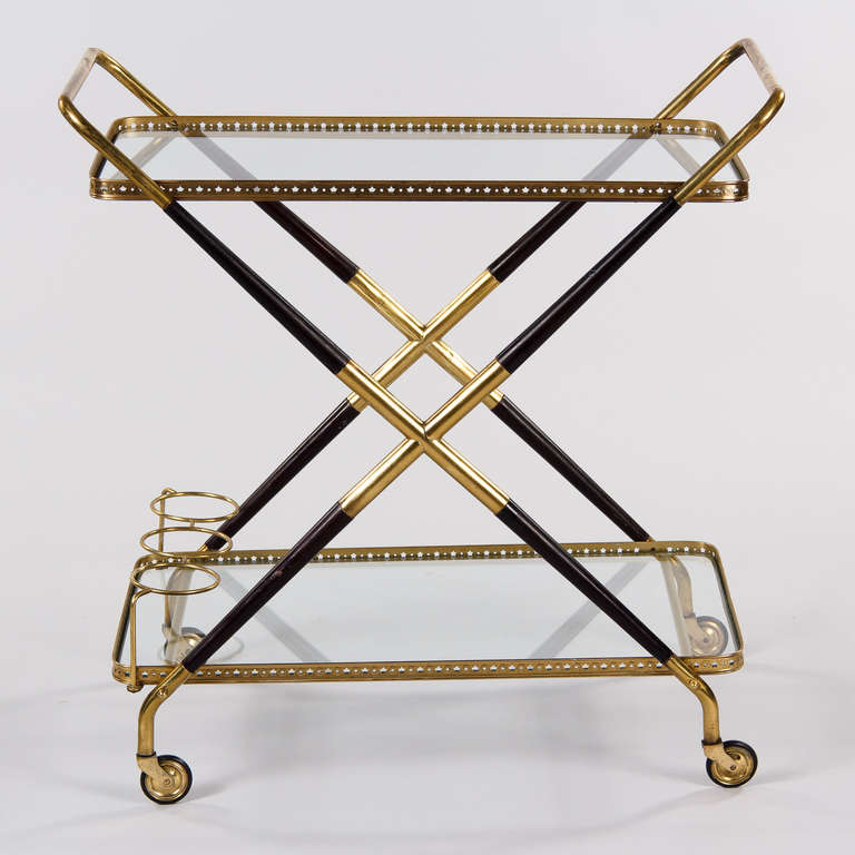 Mid-Century Bar Cart by Cesare Lacca 1