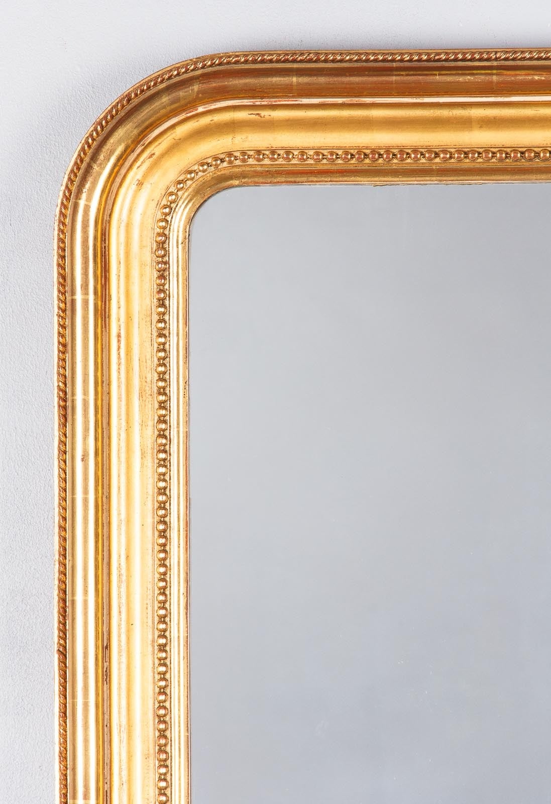 Gilt 19th Century French Louis Philippe Gilded Mirror