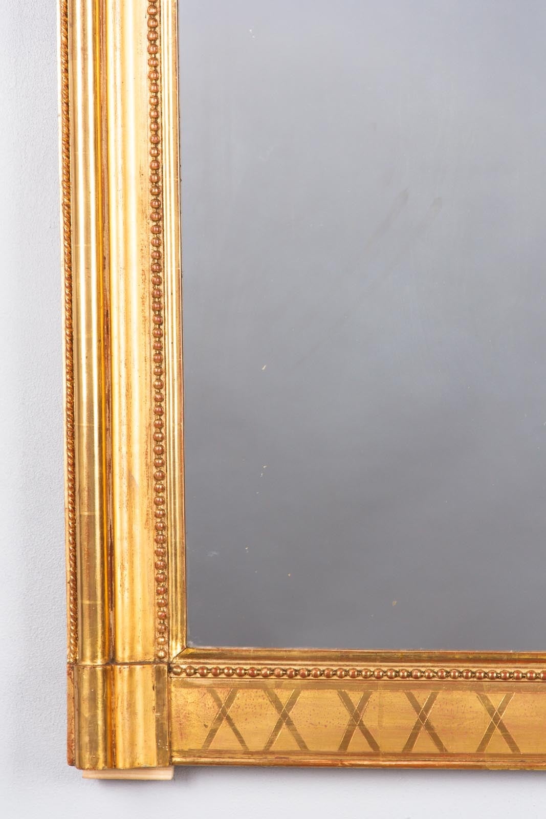 19th Century French Louis Philippe Gilded Mirror 2