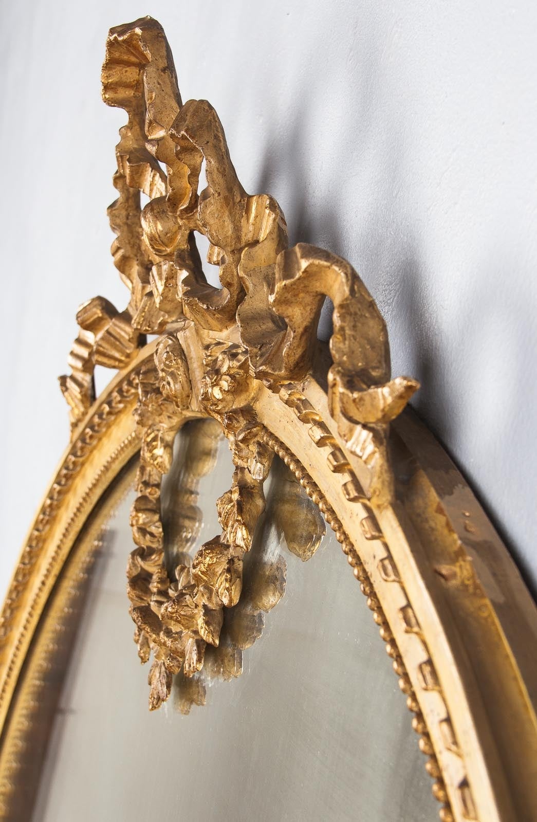 19th Century French Louis XVI Full Length Mirror, Late 1800s
