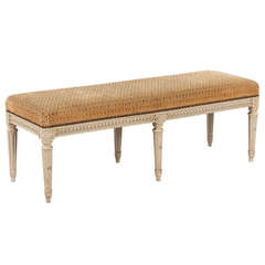 French Louis XVI Style Bench Banquette