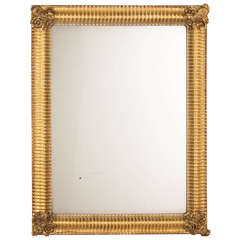 French Empire Period Gilded Mirror, Early 1800s