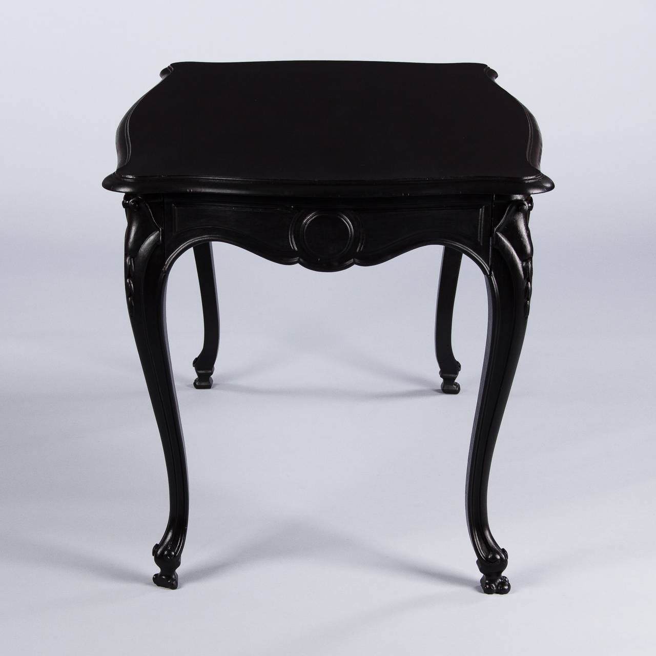Wood French Napoleon III Painted Table or Desk, 1870s