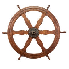 Original French Boat Wheel