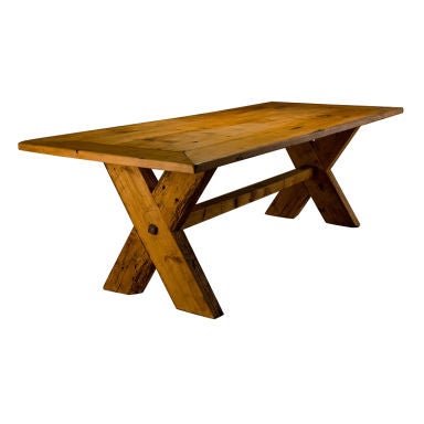 French Country Rustic Farm Dining Table