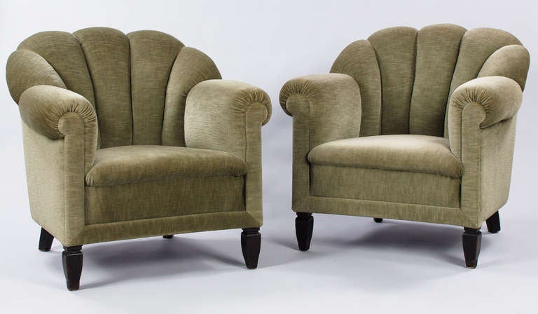 Fabulous Pair of French 1940's Armchairs 5