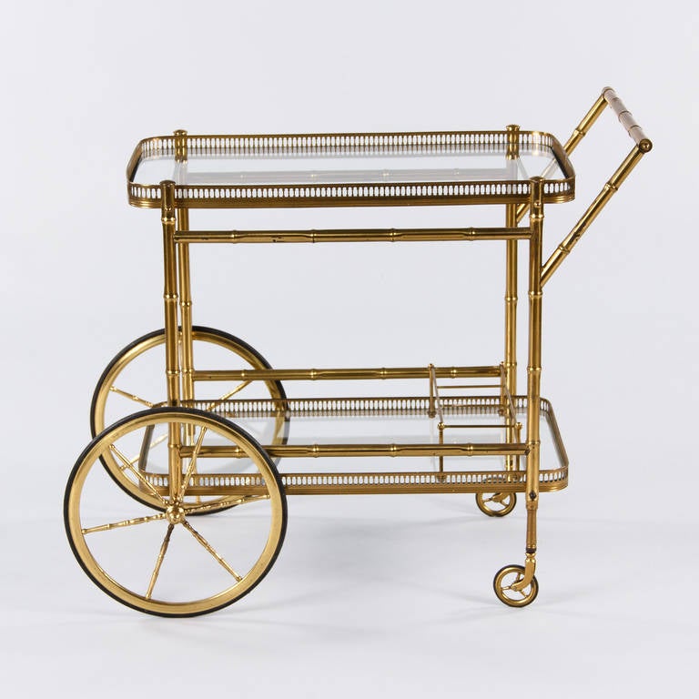 Maison Bagues Brass Bar Cart 3