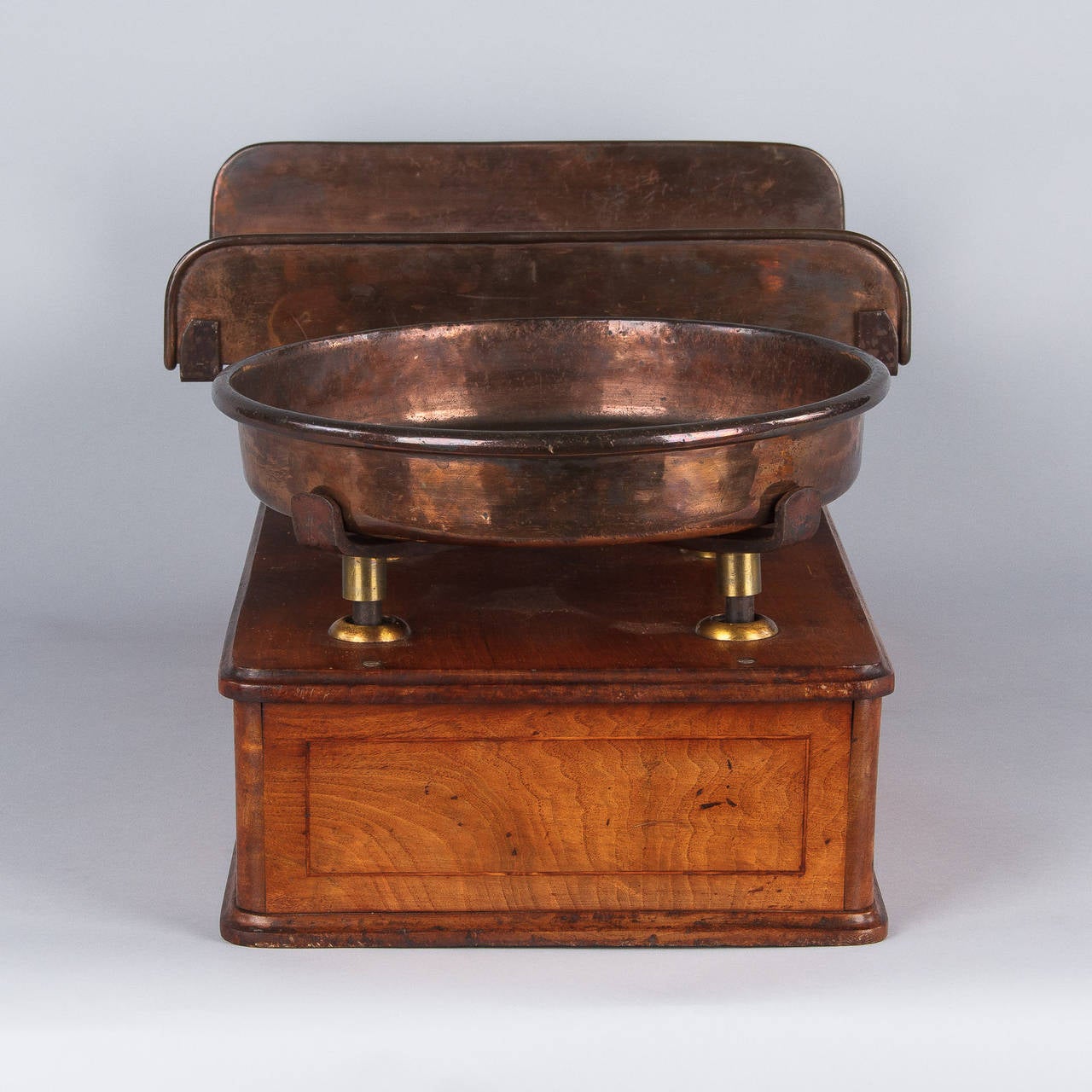 19th Century French Walnut Scale from Silk Traders Factory at 1stdibs