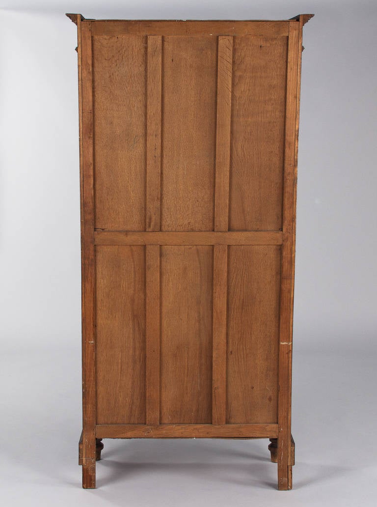 French Cherrywood Louis XVI Style Bookcase, Early 1900s 5