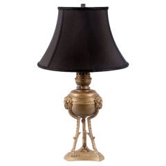 Antique French Empire "Matador" Lamp
