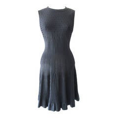 New Alaia Exquisite Sleeveless Black Dress