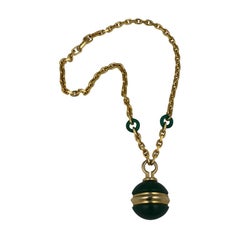 Colgante Christian Dior de Faux Jade