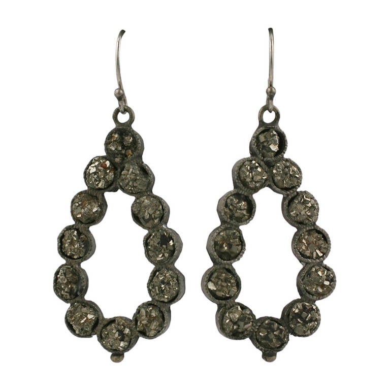 Victorian Pyrite Earrings