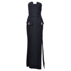 New VERSACE Black Long Dress Mila Kunis wore on the red carpet 40 - 4