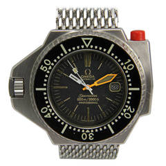 Vintage Omega Stainless Steel Seamaster Plo-Prof Wristwatch circa 1971