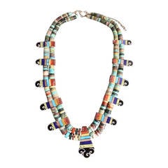 Mary & Lorenzo Tafoya Inlaid Necklace