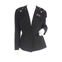 Thierry Mugler Jacket with Star Detail and Pin