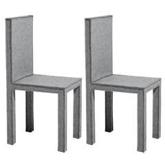 Pair of Felt Chairs by Reed and Delphine Krakoff for Established and Sons