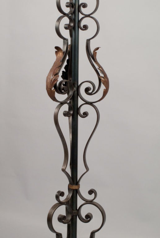 French Wrought Iron Floor Lamp 2