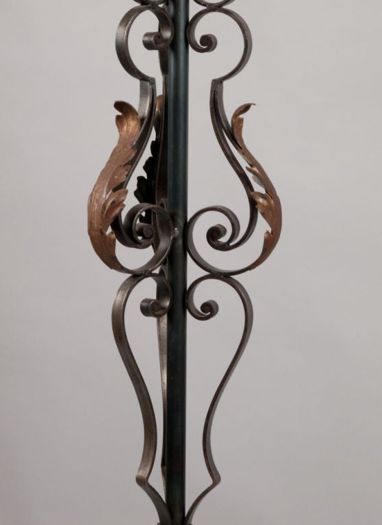French Wrought Iron Floor Lamp 3