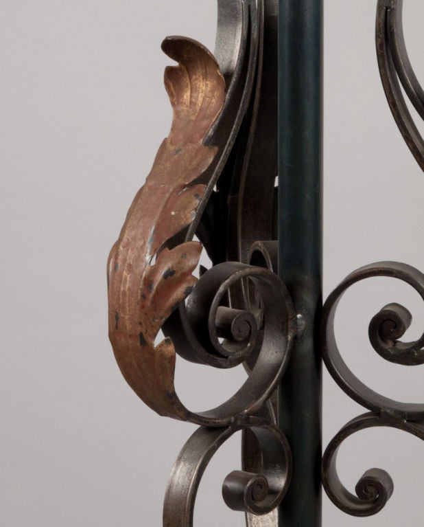French Wrought Iron Floor Lamp 4