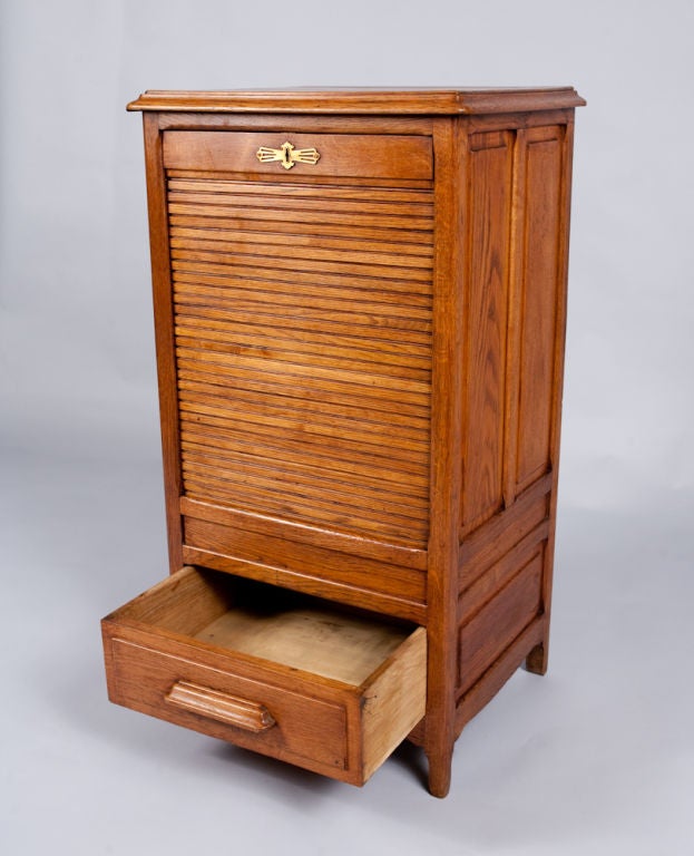 French 1920's File Cabinet In Excellent Condition In Austin, TX