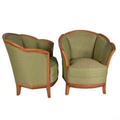 Pair of 1960's French Armchairs