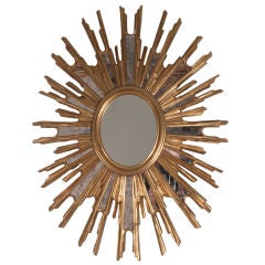Mid-Century Sunburst Mirror