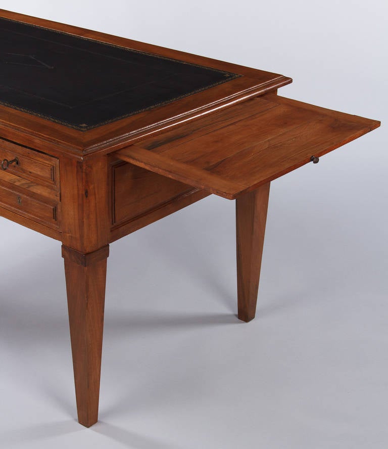 French Directoire Style Desk with Leather Top, 1900s 4