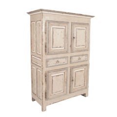 19th Century Provencal 4-Door Armoire