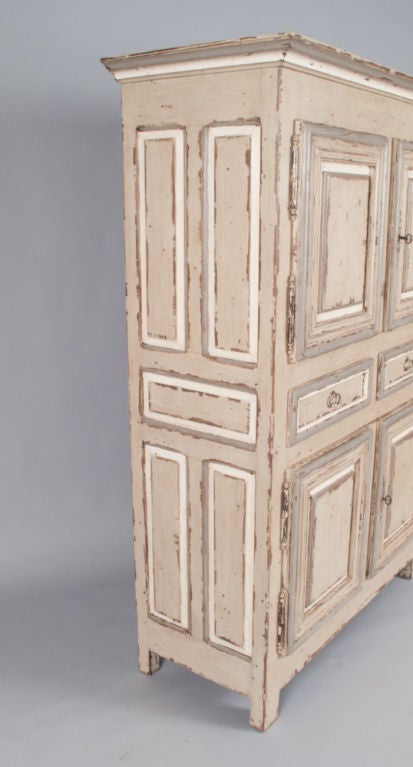 French 19th Century Provencal 4-Door Armoire