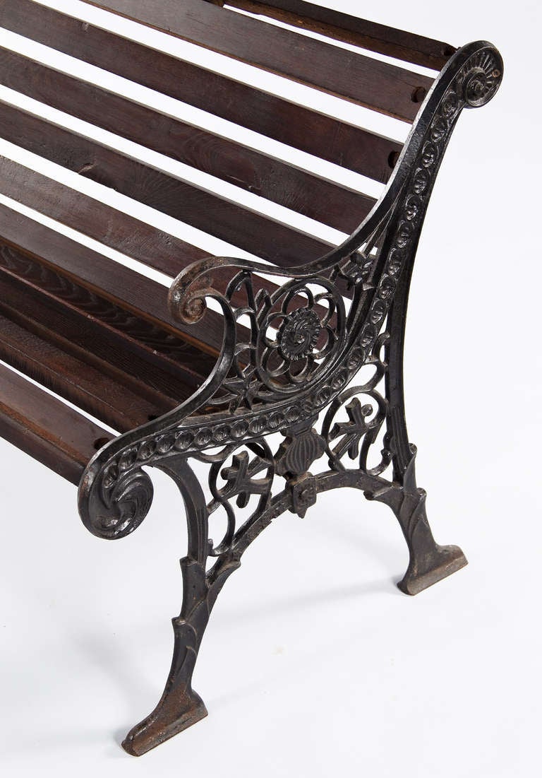 french outdoor bench