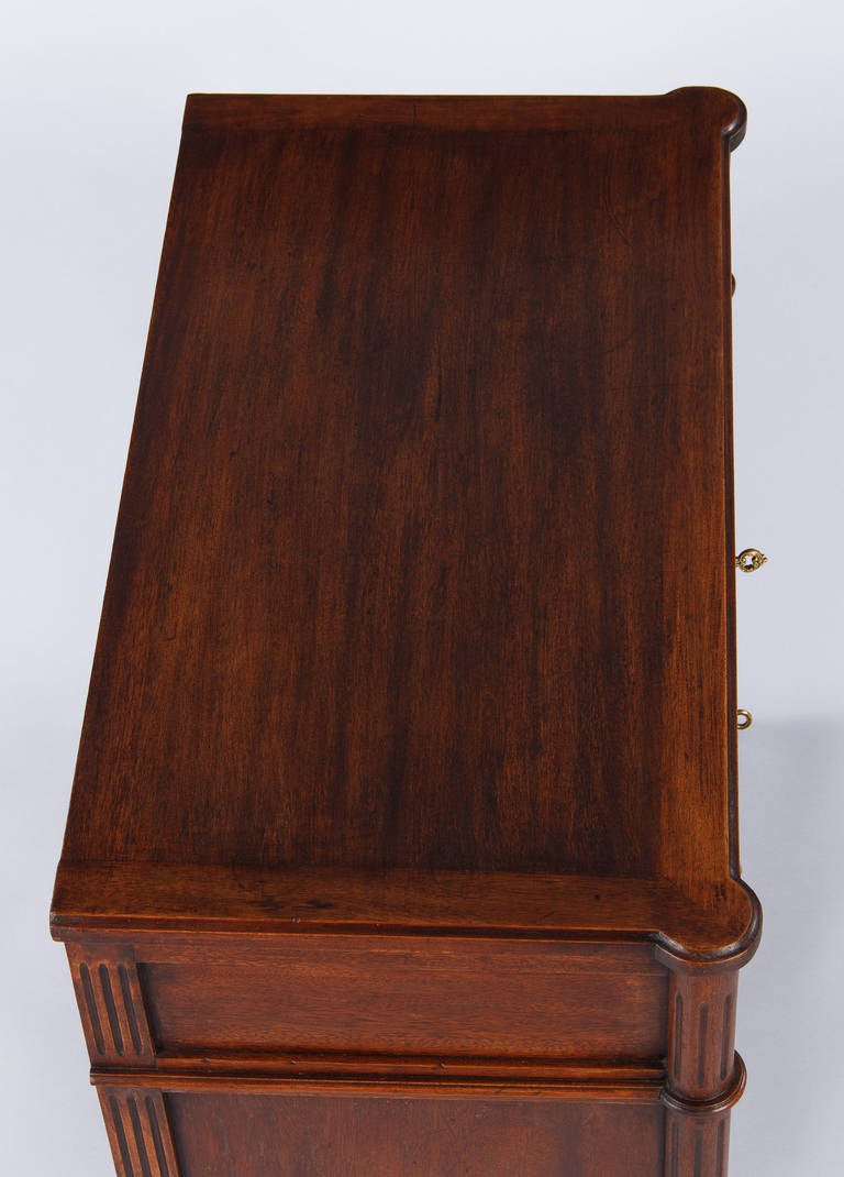 French Louis XVI Style Chery Wood Chest of Drawers, 1920s at 1stDibs
