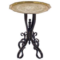 Napoleon III Gueridon with Brass Plateau