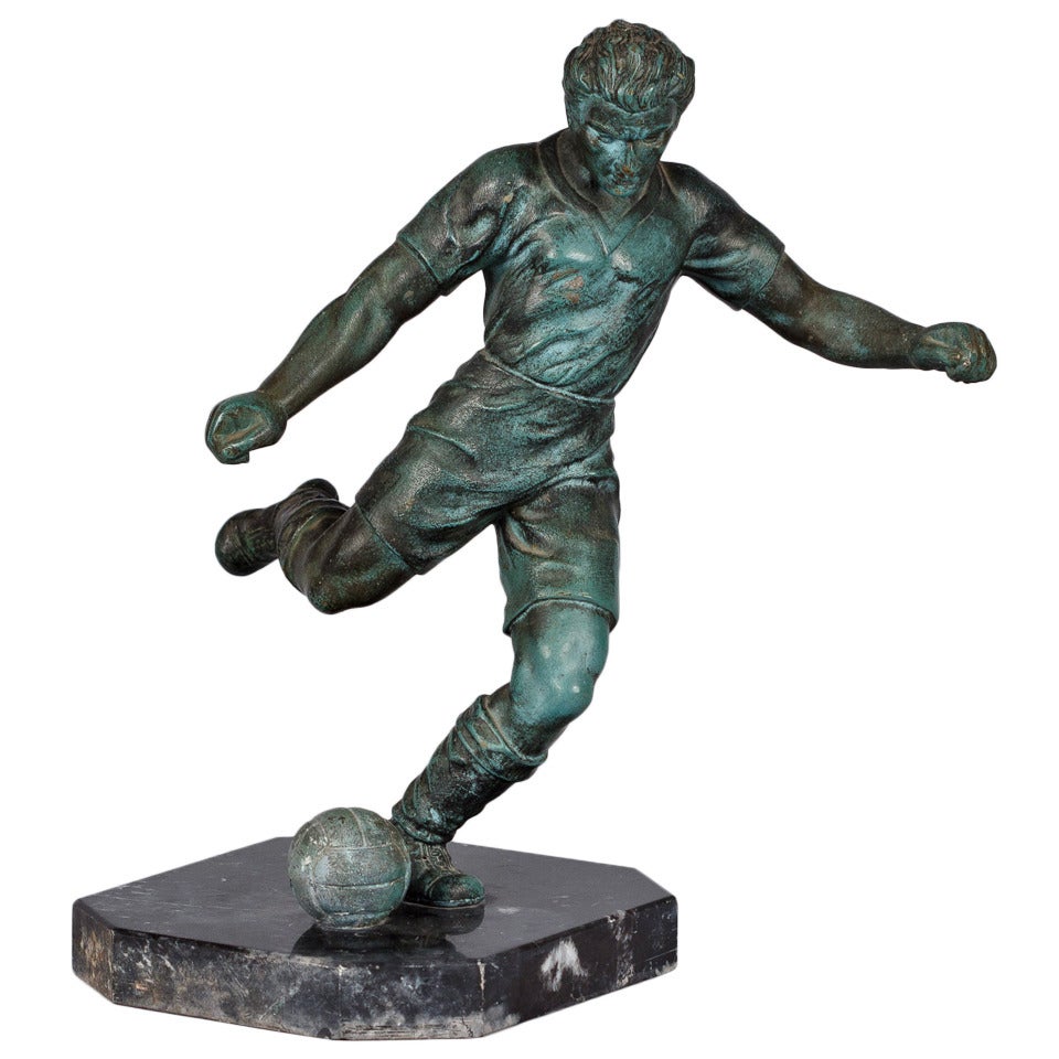 French Vintage Soccer Trophy