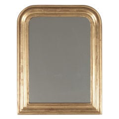 French Louis Philippe Giltwood Mirror, 19th Century