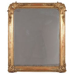 Napoleon III Gold Leaf  Antique Mirror